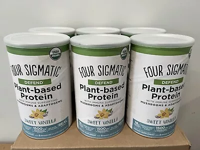 FOUR SIGMATIC Defend Plant-Based Protein Sweet Vanilla 14.1 Oz- Case Of 6 • $59.99