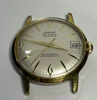 Vintage ANKER German 25 Rubis Automatic Watch Runs • $88