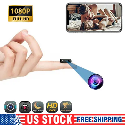 Mini Hidden Camera Home Security Spy Nanny Cam Full HD 1080P DVR Motion Audio DV • $15.99