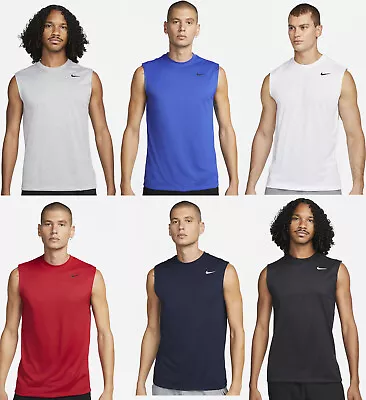 Nike Dri-FIT Legend Men's Sleeveless T-Shirt - DX0991 - FREE SHIPPING • $27.99