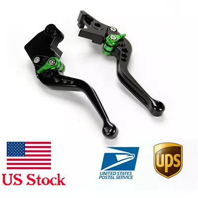 14.7cm Short Brake Clutch Levers For Kawasaki ZX6R/ZX9R 1995-1999/Z750 2003-2006 • $18.99