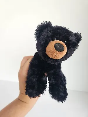 HTF Miniature Aurora Black Bear Plush Stuffed Animal Very Soft Toy EUC • $9.96