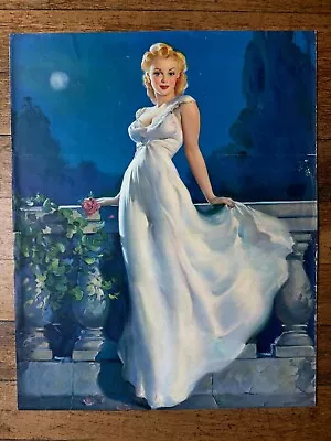 Gorgeous 1943 Pinup Girl Picture Dream Girl By Gil Elvgren • $85