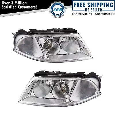 Headlight Set Left & Right For 2001-2005 Volkswagen Passat VW2502118 VW2503118 • $118.23