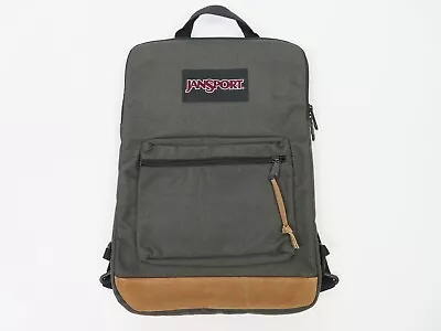 JanSport Right Pack Sleeve Slim Bag Leather Bottom Straps For Laptop IPad Tablet • $39.99