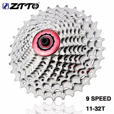 ZTTO MTB Mountain Bike Cassette Sprockets 9 Speed 11-32T Bicycle Flywheel Ratios • $39.59