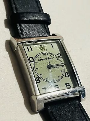 Vintage Emporio Armani Watch Man’s Square Face • $31.58