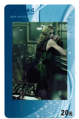 £1.75 • Buy China: Phone Card - Madonna Louise - Sexy Girl - US Singer/201