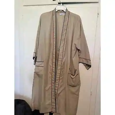 Vintage Christian Dior Monsieur Men's Cotton Robe One Size Great Condition! • $34