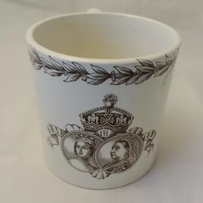 Queen Victoria 1887 Golden Jubilee Commemorative Mug  Good Condition • £25