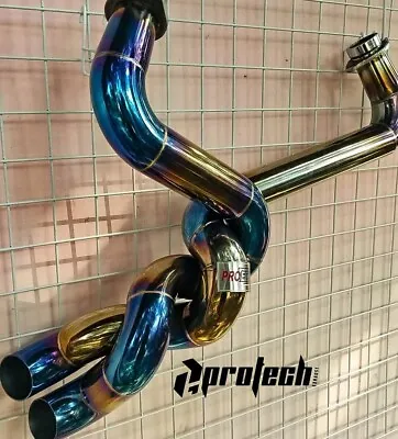 Twisted Pipes Exhaust Fit Harley Davidson Sportster Touring Softail Dyna • $355