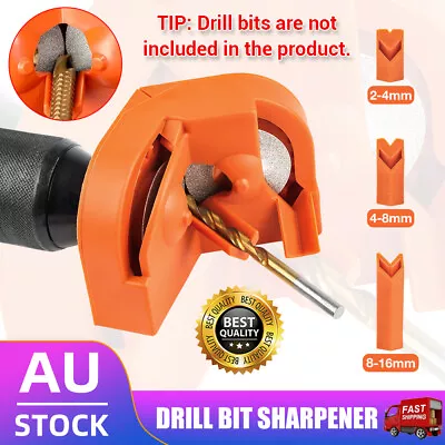 Drill Bit Grinding Sharpener Electric Grinder Tool For Drill Polishing Wheel Kit • $21.99