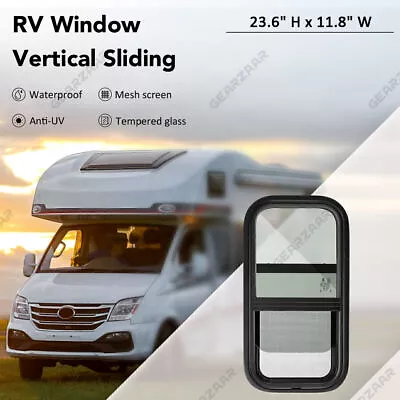 Caravan Vertical Slide Window Motorhome Float Horse RV Camper 300mmx600mm • $165.99