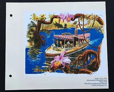 DISNEYLAND Concept Art 50th Anniversary VIP Lithograph Jungle Cruise  • $49.99