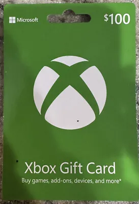 New Xbox $100 Gift Card  • $145