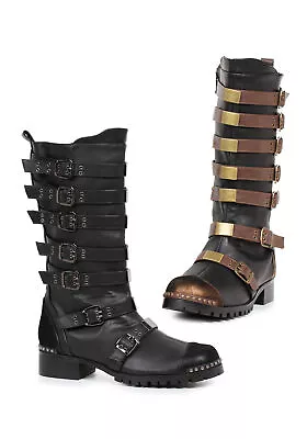 Ellie Shoes 158-PUNK 1.5 Inch Mens Ankle Boot With Decor • $83.10