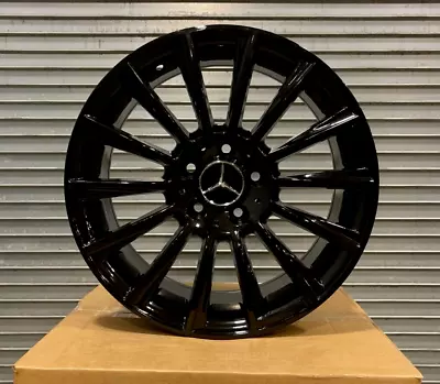 18 Amg Mercedes Benz Style Rims Wheels Fits 5x112 Multispoke Black 4matic Eclass • $1099