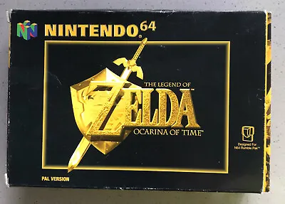 Nintendo 64 The Legend Of Zelda Ocarina Of Time Retro Game Boxed With Manual • £49.99