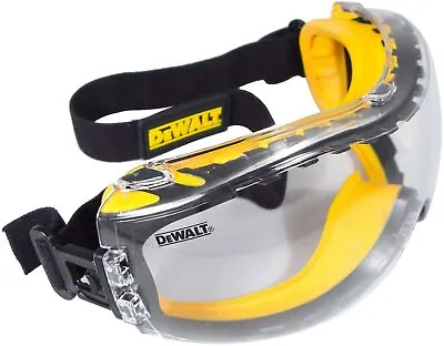 1 PR. DeWalt DPG82-11 CLEAR ANTI FOG Protective Over Glasses Safety Goggles Z87+ • $12.95