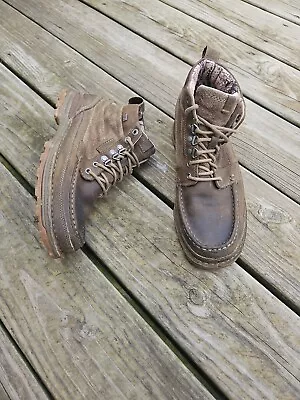 Merrell Men's Boot Shoe Size 10 J42045 Kangaroo Brown Leather/Suede S2C • $27.99