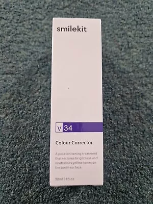 V34 Colour Corrector Purple Teeth Whitening Tooth Stain Removal 30ML • £5