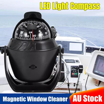 Pivoting Sea Marine Compass With Mount For Boat Caravan Truck Car Navigation AU • $19.99