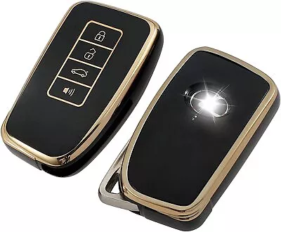 Car Smart Key Fob Case Cover Holder Chain For Lexus ES RC IS300 RX350 4 Buttons • $5.99