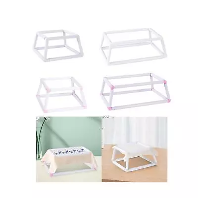 Cross Stitch Rack Embroidery Frame Lap Stand Hands Frees Compact DIY Sewing • $47.93