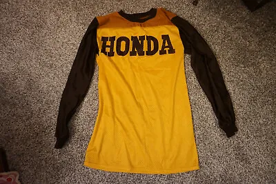 1980's Honda Vintage Motocross Jersey Medium Hondaline VMX MX • $129.99