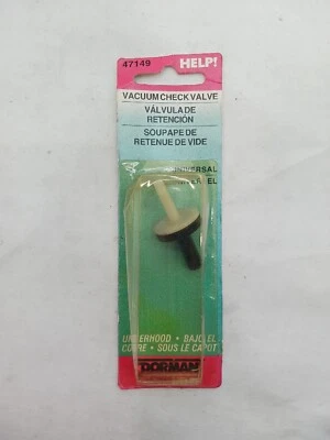 $10.09 • Buy Dorman Help! Vacuum Connector Check Valve 47149