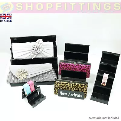 £5.25 • Buy Acrylic Mobile Phone Purse Bag Stand Holder Retail Shop Display BLACK