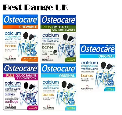 £6.99 • Buy Vitabiotics Osteocare Original Chewable Glucosamine & Chondroitin Tablets -multi