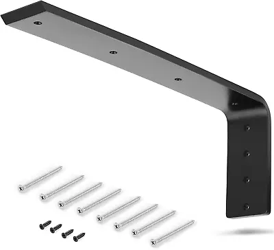 Heavy Duty Large Countertop Shelf L Bracket 16 Inch Solid Steel Metal - Support  • $52.99