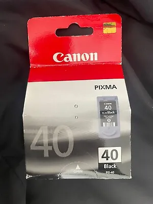Genuine PG-40 Canon Black Ink Cartridge For Pixma IP2400 MP460 MX310 Printers • £10