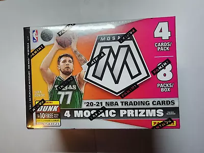 2020-2021 Panini NBA Basketball Mosaic Mega Box Factory Sealed - 80 Cards • $9.99