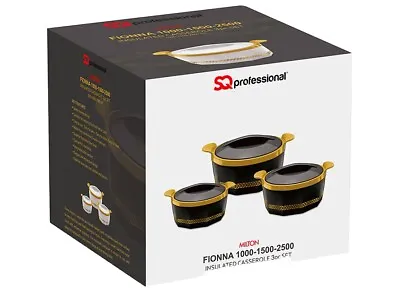 £15 • Buy Fionna 3 Pc Thermal Insulated Hot Pot Set Casserole Hotpot Set Serving Dishes