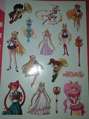 Sailor Moon Temporary Tattoos - Sheet 1 • £5