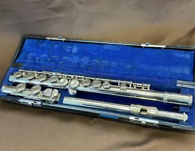 Flute YAMAHA YFL 23 Used SILVER Music Instrument With Case • $124