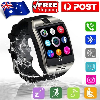 $34.95 • Buy Waterproof Q18 Android Touchscreen Bluetooth Smart Watch For Men Women Kid Watch