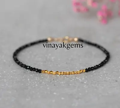 Black Tourmaline Bracelet / Jewelry / Valentine's Day Gift / Mothers Day Gift • $12