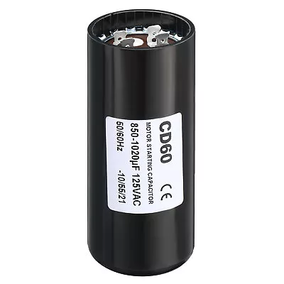 Motor Start Capacitor 850-1020uF/Mfd 125V 50/60Hz CD60 Run Capacitor • $16.74