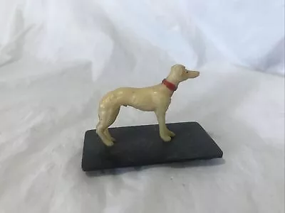 1950’s VINTAGE MINIATURE CELLULOID GREYHOUND DOG JAPAN FIGURINE • $9.99