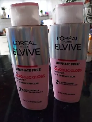L'OREAL Paris Elvive Glycolic Gloss Sulphate Free Shampoo 200ml • £12
