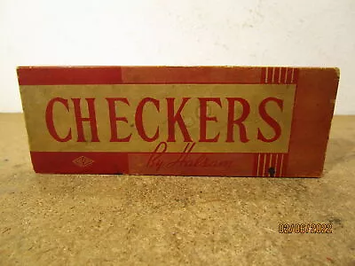 Vintage Halsam Checkers Black And Tan Complete With Original Box • $12.98