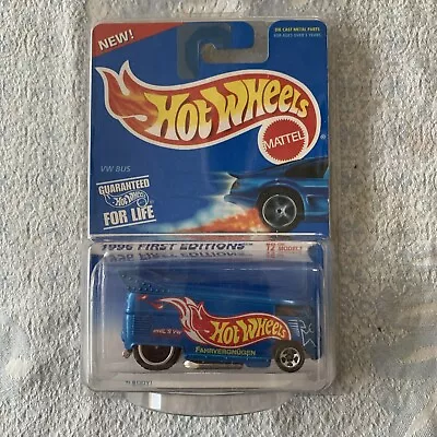 Hot Wheels Vw Bus #372 1996 First Editions #6/12  The Original Vw Bus Sealed • $13.27