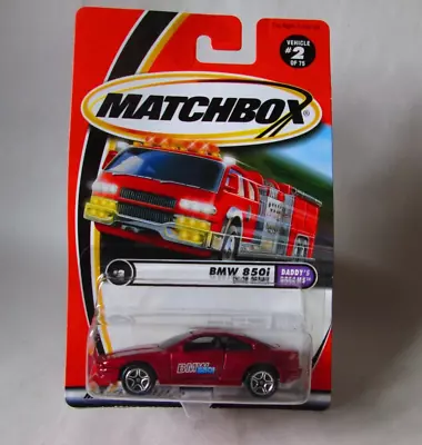 Matchbox 1/62 Daddy's Dreams Red BMW 850i With Opening Doors #2 • $10.49