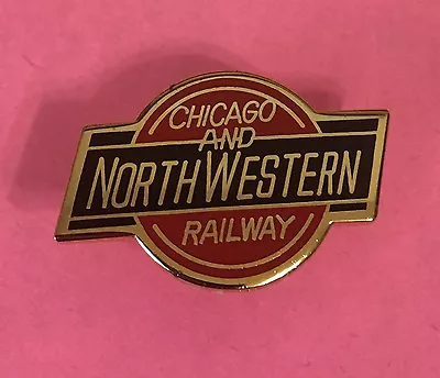 Railroad Hat-Lapel Pin/Tac - C&NW Chicago & Northwestern  #1011-NEW • $7.75