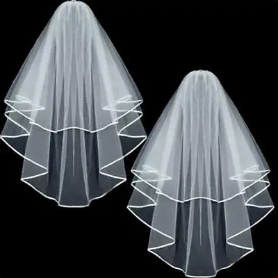 £3.99 • Buy Bride Hen Veil Costume To Be Night  With Comb Halloween Party Fancy Dress 