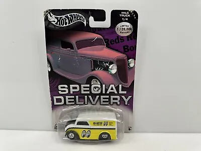 Rare Hot Wheels Special Delivery Milk Truck Dairy Delivery Mooneyes White Yellow • $99.99