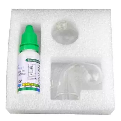 Aquarium CO2 Glass Monitor Fish Tank Drop Checker Long Term Test Kit • £7.20